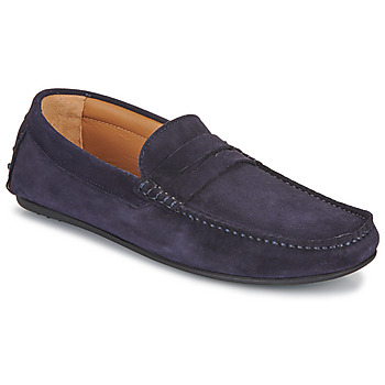 Selected  SLHSERGIO SUEDE PENNY DRIVING  men's Loafers / Casual Shoes in Marine